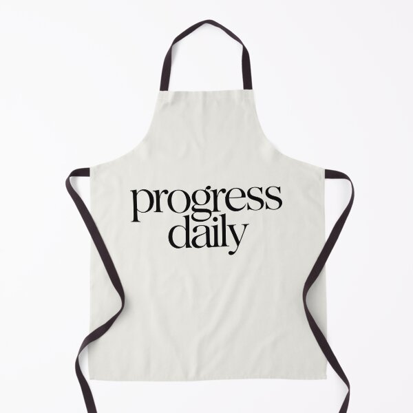 Item preview, Progress Daily – Minimalist Fitness Motivation Quote designed and sold by Jollys-ArtShop.