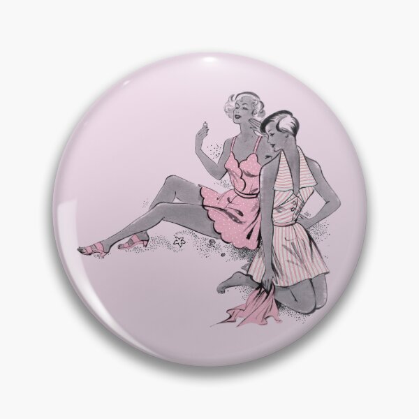 Item preview, 1950s Beach Wear (Pink) designed and sold by JuliElisDesign.