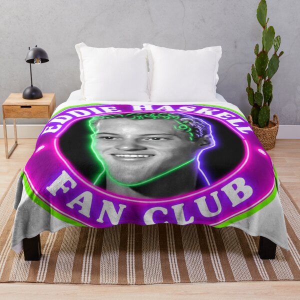 Item preview, Eddie Haskell Neon Fan Club Retro Portrait designed and sold by ExploreAura Studio.