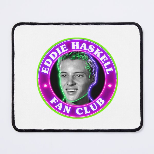 Item preview, Eddie Haskell Neon Fan Club Retro Portrait designed and sold by ExploreAura Studio.