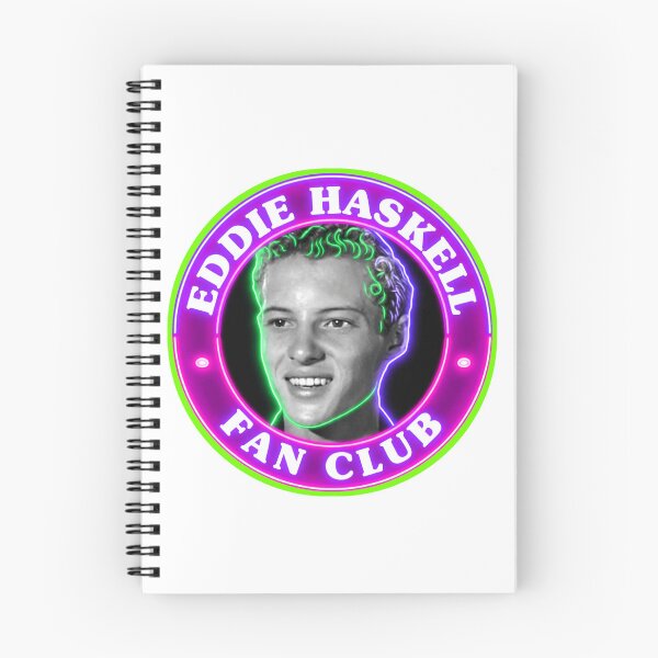 Item preview, Eddie Haskell Neon Fan Club Retro Portrait designed and sold by ExploreAura Studio.