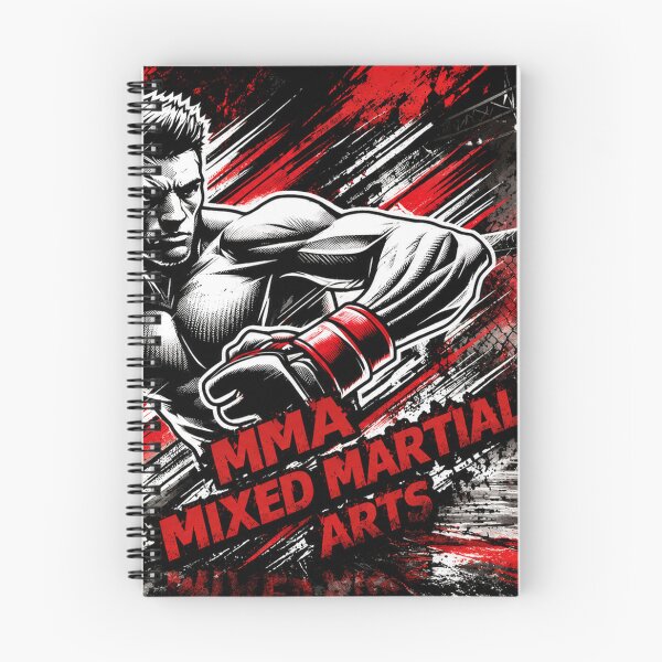 Item preview, MMA Mixed Martial Arts Fighter Combat Sports Black and Red designed and sold by Fei Long Design Hub.