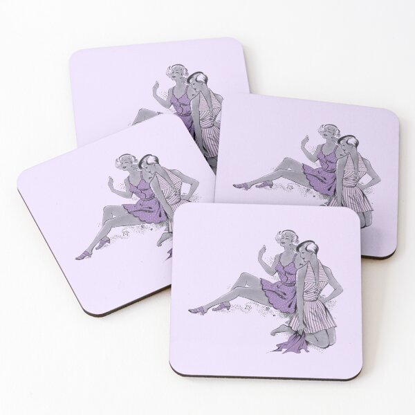 Item preview, 1950s Beach Wear (Purple) designed and sold by JuliElisDesign.