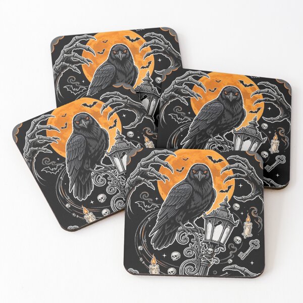 Item preview, The Raven's Midnight Curse — Omen of Halloween - Halloween  designed and sold by DibujandoPorfa.