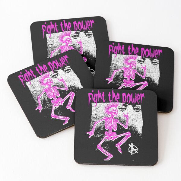 Item preview, Fight the Power Punk Skeleton Mohawk Rebellion Design designed and sold by FaeryNuff.