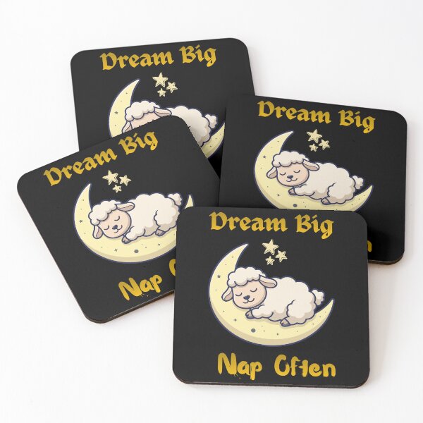 Artikelvorschau, Träume groß. Mach oft ein Nickerchen. entworfen und verkauft von Dinasshop.