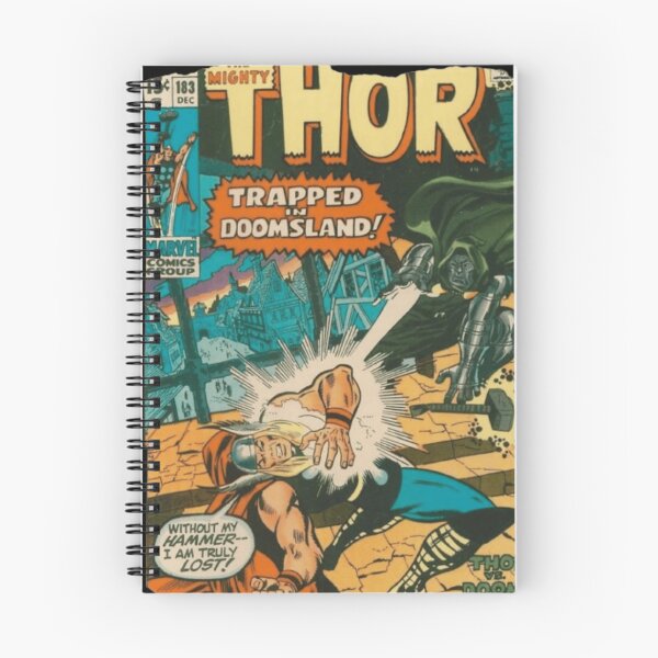 Item preview, Thor #183 Thor vs Doctor Doom Vintage Comic Book Wall Art designed and sold by Iceberg Comic Book Lounge.