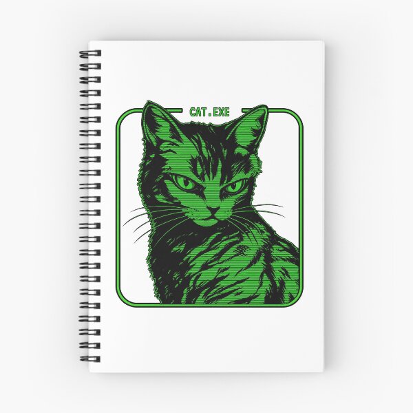 Item preview, cat.exe - Neon Cyber Cat designed and sold by MDMEJ.