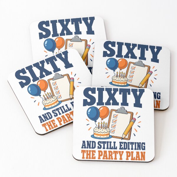 Item preview, Sixty Birthday Party Planner Humor designed and sold by Katalice Design.