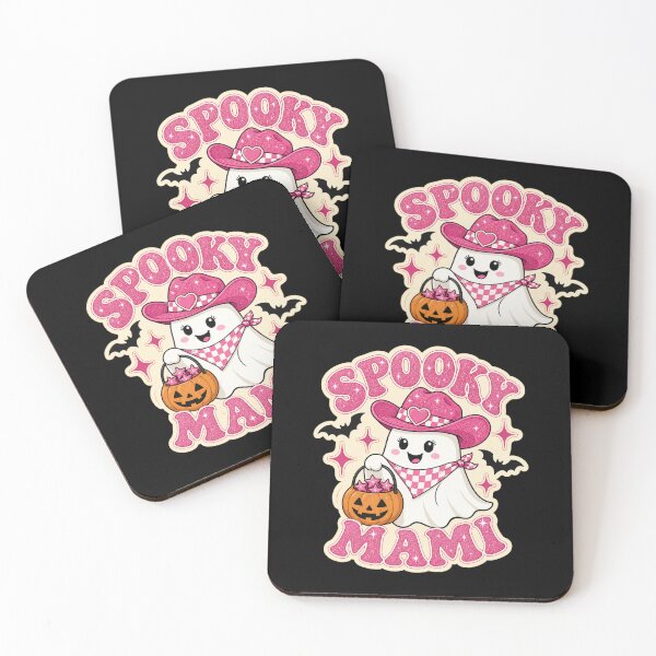 Item preview, Cute Pink Cowboy Ghost Spooky Mami Halloween designed and sold by Design Vibras.