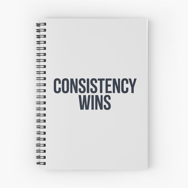 Item preview, Consistency Wins – Minimalist Fitness Motivation Quote designed and sold by Jollys-ArtShop.