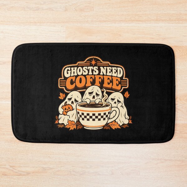 Item preview, Ghosts Need Coffee – Funny Halloween Ghost Coffee Art designed and sold by Uglyandcute.
