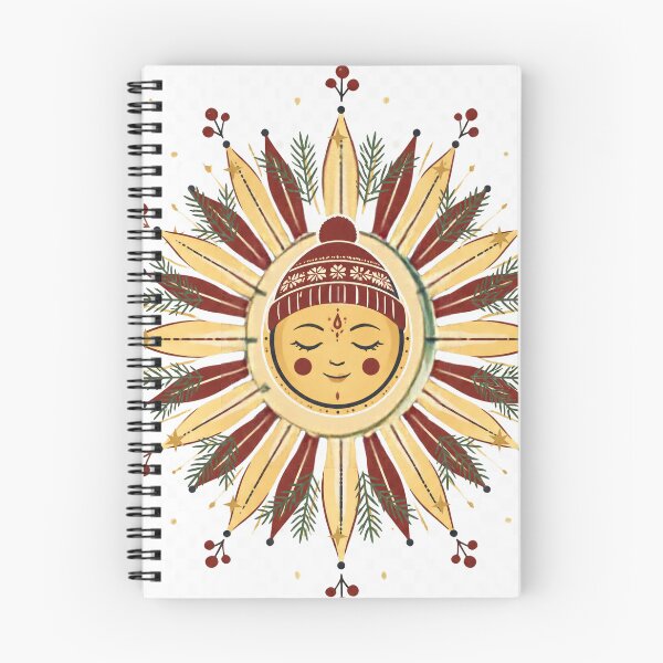 Item preview, Earthy Christmas Sun Sticker designed and sold by unadeara.