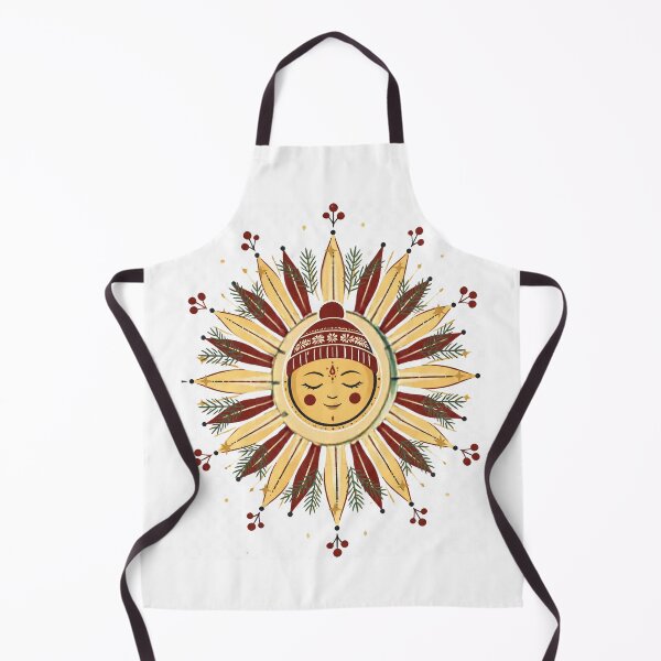 Item preview, Earthy Christmas Sun Sticker designed and sold by unadeara.