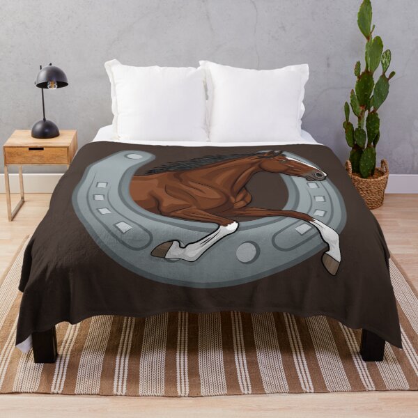 Item preview, The Afghan galloping through a horseshoe designed and sold by Cheval-de-coeur.