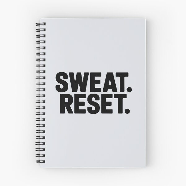 Item preview, SWEAT. RESET. – Minimalist Fitness Motivation Quote designed and sold by Jollys-ArtShop.