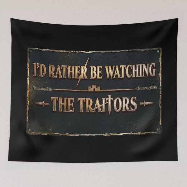 Item preview, I'd Rather be Watching The Traitors designed and sold by SwearingKids.