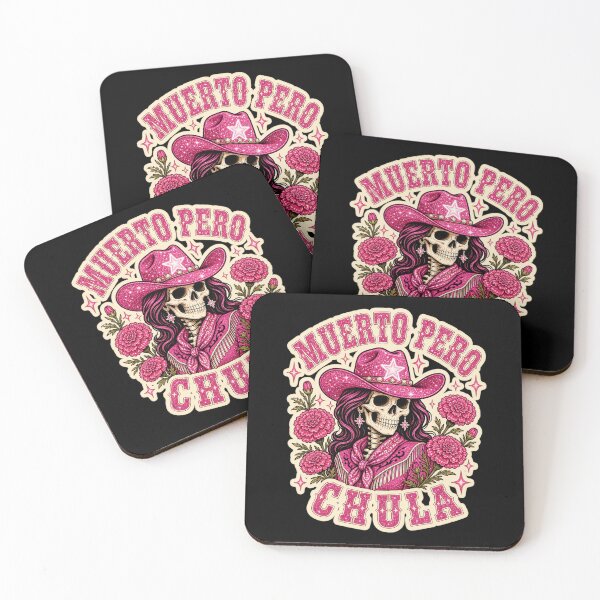Item preview, Muerto Pero Chula Western Skeleton Cowgirl designed and sold by Design Vibras.