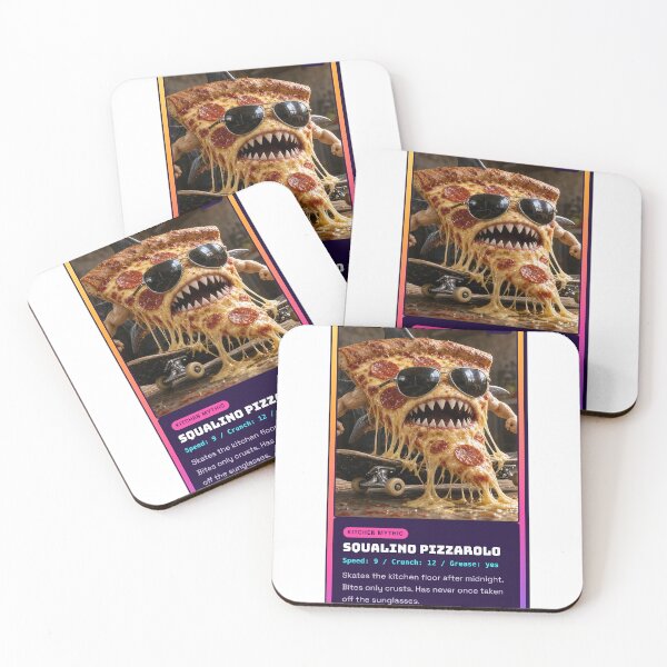 Item preview, Squalino Pizzarolo Trading Card - KulkaSlop Brainrot designed and sold by KulkaSlop.