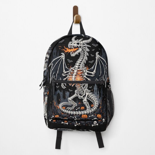 Item preview, The Skeleton Dragon Awakens — Infernal Halloween- Halloween designed and sold by DibujandoPorfa.