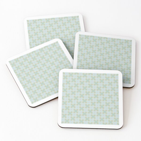 Item preview, Sage Green Seafoam Sand Micro Pythagorean Tile Pattern Mandala - Duvet Cover designed and sold by ArithraStudio.