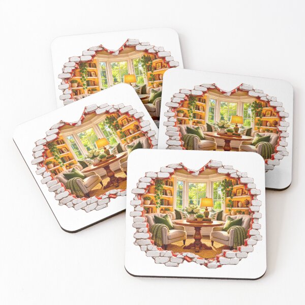 Item preview, Cozy Breakfast Nook 3D Illusion Hidden Cottagecore Room  designed and sold by SHHCreations.