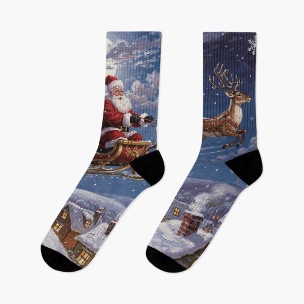 Artikelvorschau, Weihnachtsmann-Tour (Schlitten und Rentiere) entworfen und verkauft von jefboutique6150.