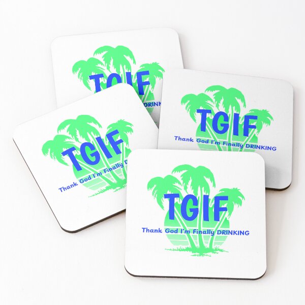 Item preview, TGIF - Thank God I'm Finally Drinking  designed and sold by CreationsbYKz.