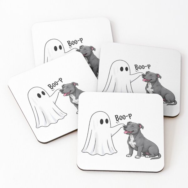 Item preview, Boo Boo-p Boston Terrier Funny Ghost Dog Halloween designed and sold by Thread&Fable.