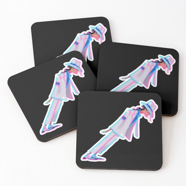 Item preview, Michael Jackson Neon Moonwalk Pop Art designed and sold by ExploreAura Studio.