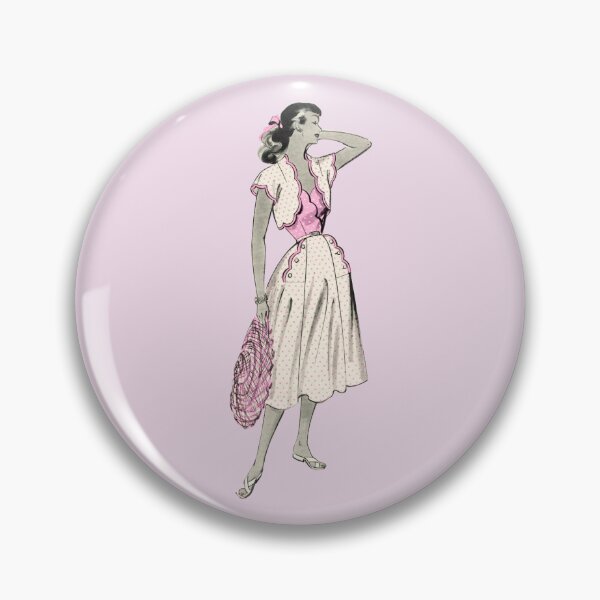 Item preview, 1950s Summer Dress (Pink) designed and sold by JuliElisDesign.