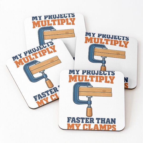 Item preview, Woodworking Projects Outnumber My Workshop Clamps designed and sold by Katalice Design.