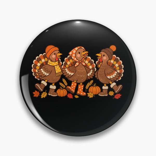 Item preview, Cute Thanksgiving Turkeys Fall Autumn Turkey Family designed and sold by Kladhadredo.