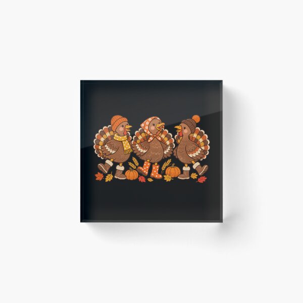 Item preview, Cute Thanksgiving Turkeys Fall Autumn Turkey Family designed and sold by Kladhadredo.