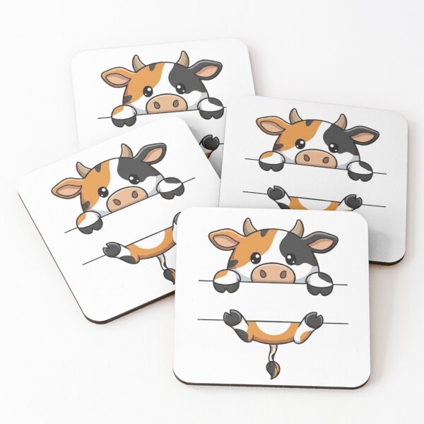 Item preview, Cute Calico Cow Blank Name Frame Split Monogram designed and sold by PetalsPaws.
