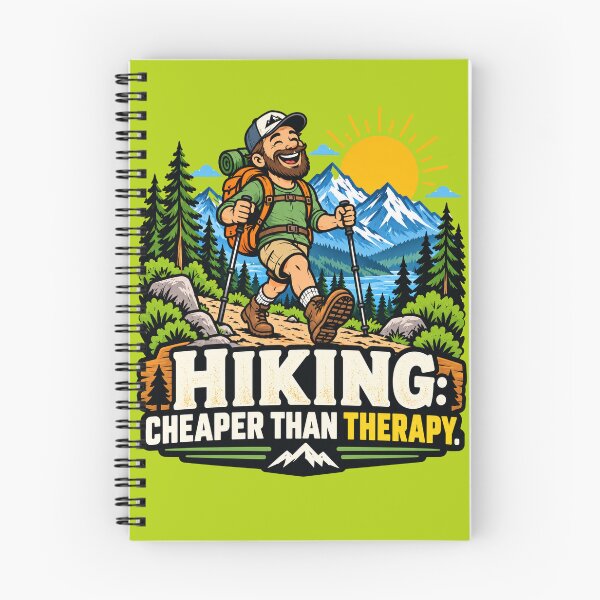 Item preview, Hiking cheaper then therapy designed and sold by Edrien Design.