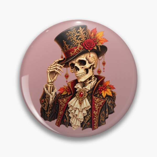 Item preview, Aristocratic Skeleton Portrait – Victorian Gothic Halloween designed and sold by Clothes With Smiling Animals Walt Gral.