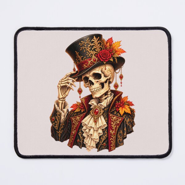 Item preview, Aristocratic Skeleton Portrait – Victorian Gothic Halloween designed and sold by Clothes With Smiling Animals Walt Gral.