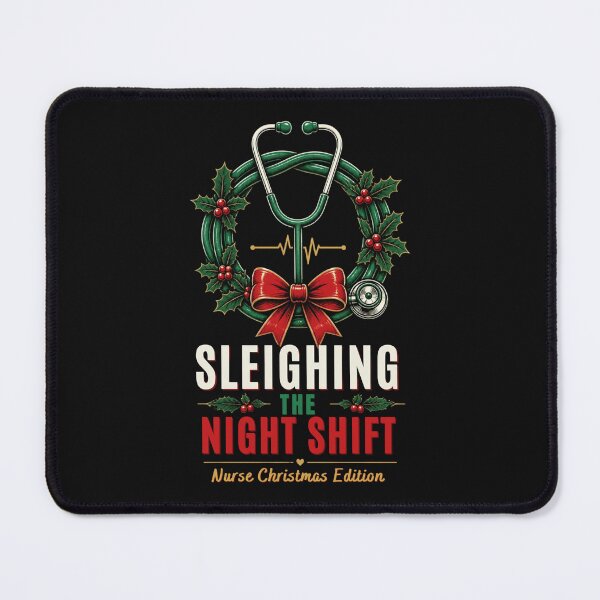 Item preview, Sleighing the Night Shift Christmas Nurse Gift designed and sold by GeniePixel.