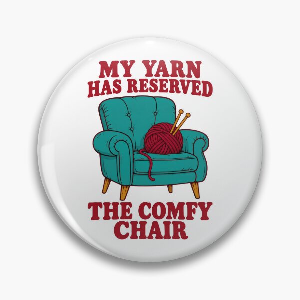 Item preview, Knitting Yarn Reserved the Comfy Chair designed and sold by Katalice Design.