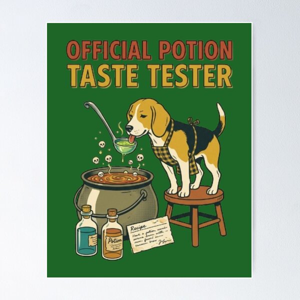 Item preview, Potion Taste Tester Dog Funny Witchy Dog Mom Gift, Halloween Beagle Coffee Spooky Dog Lover  designed and sold by FurRealStudioCo.