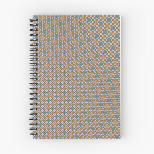 Item preview, Emerald Teal Ochre Gold Pythagorean Tile Pattern Mandala - Throw Pillow designed and sold by ArithraStudio.