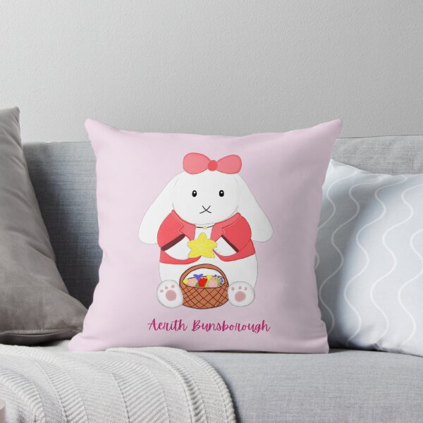 Item preview, Aerith as a Bunny (Tofu) designed and sold by CosyKawaiiCorner.