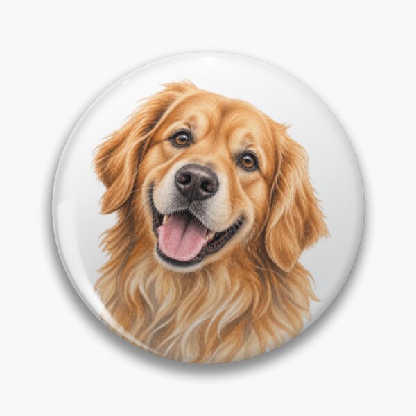 Item preview, Golden Retriever Portrait – Happy, Loyal & Lovable Dog Art designed and sold by Greenview-Gifts.