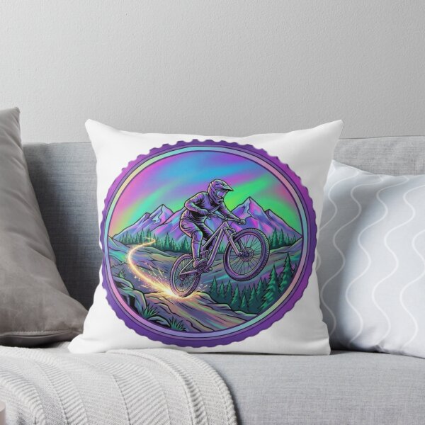 Item preview, I love MTB Downhill Rider Neon Badge designed and sold by Stefanrajzer.