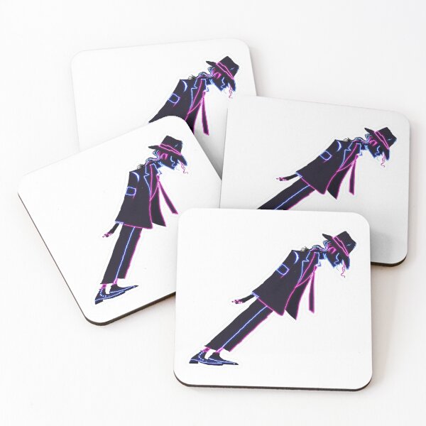 Item preview, Michael Jackson Neon Moonwalk Silhouette designed and sold by ExploreAura Studio.