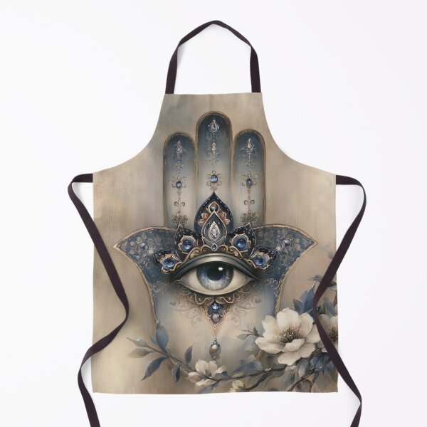 Item preview, Hamsa de Perla Celestial y Zafiro designed and sold by bloorose.