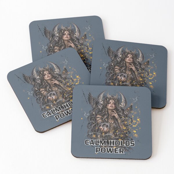 Item preview, Calm Holds Power Dark Queen designed and sold by AhmadAnnaPrints.