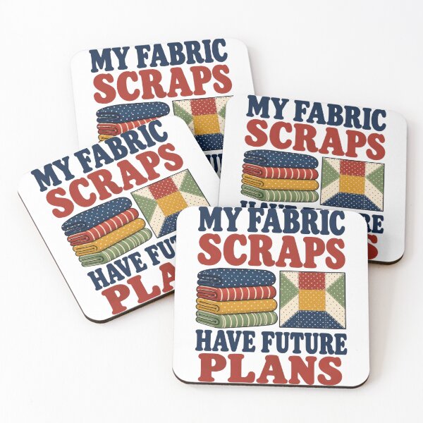 Item preview, Quilting Fabric Scraps Have Future Plans designed and sold by Katalice Design.