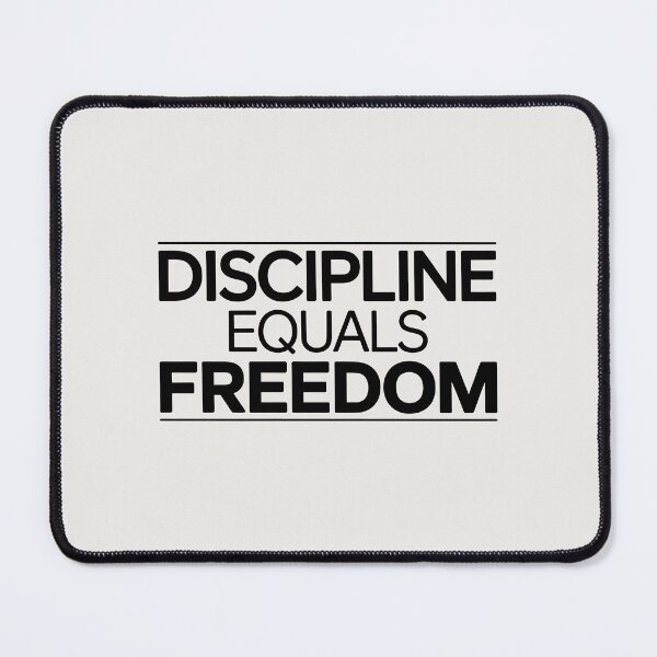 Item preview, Discipline Equals Freedom – Minimalist Motivation Quote designed and sold by Jollys-ArtShop.